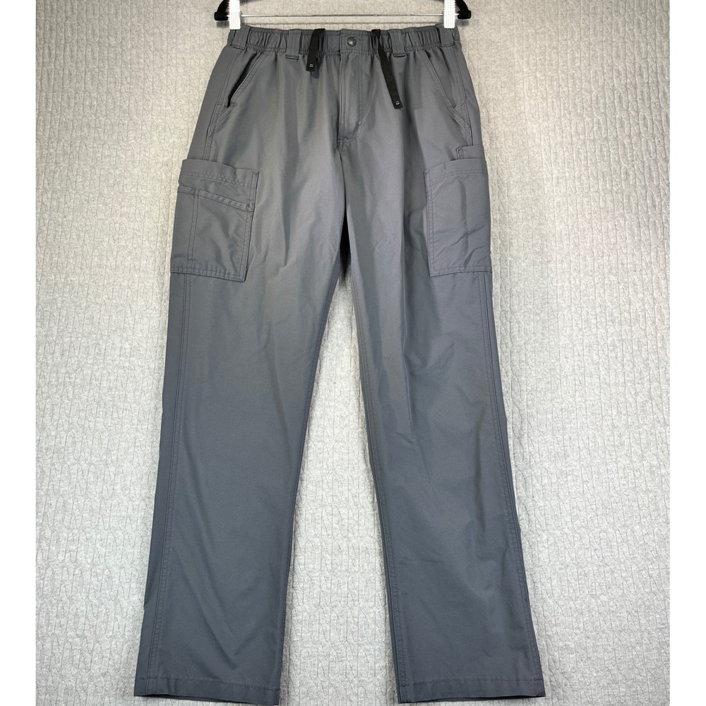 Carhartt Cargo Work Pants Women M/29X30‎ high rise Gray utility drawstring pants